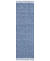 Lauren Ralph Lauren Amalie LRL6350A Blue 2'6" X 8' Runner Area Rug