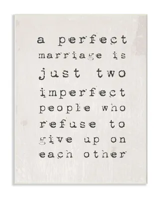 Stupell Industries A Perfect Marriage Wall Plaque Art, 10" x 15"