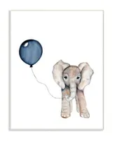 Stupell Industries Baby Elephant With Blue Balloon Wall Art Collection