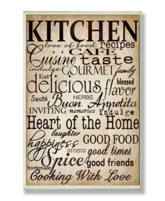 Stupell Industries Home Decor Words In The Kitchen Off White Art Collection