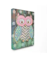 Stupell Industries The Kids Room Distressed Woodland Owl Art Collection