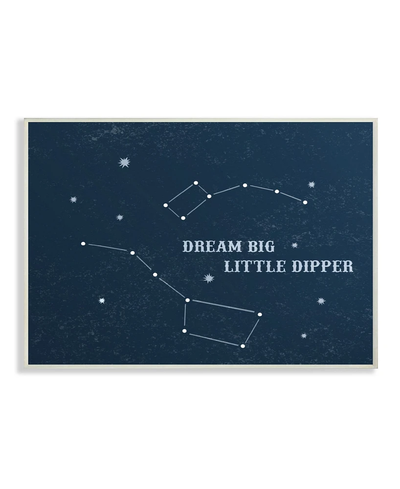 Stupell Industries Dream Big Little Dipper Stars Wall Plaque Art, 12.5" x 18.5"