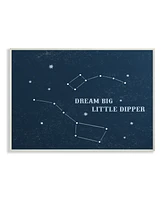 Stupell Industries Dream Big Little Dipper Stars Wall Plaque Art, 12.5" x 18.5"