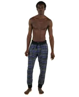 Members Only Flannel Jogger Lounge Pant with Draw String