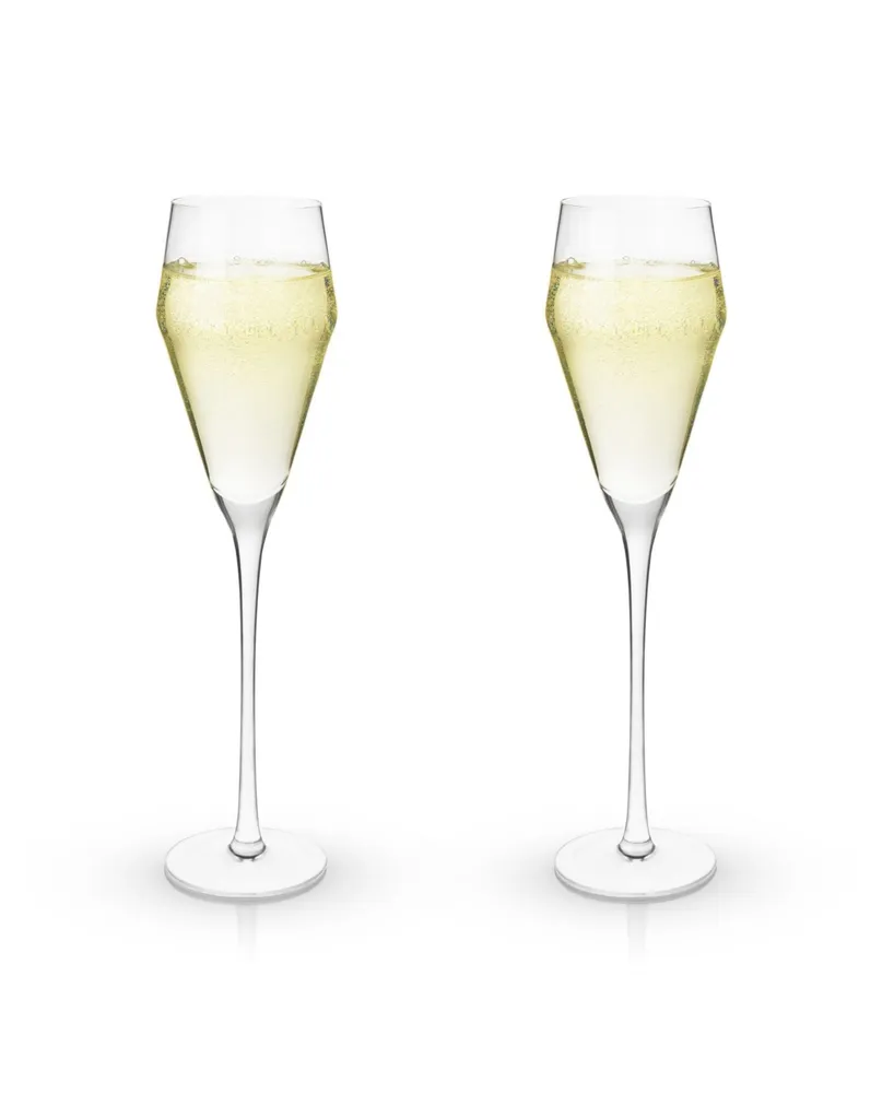Prosecco Glass x 2 8oz, Clear, Wine