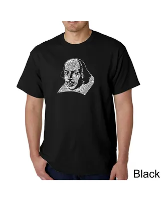 La Pop Art Men's Word T-Shirt - Shakespeare
