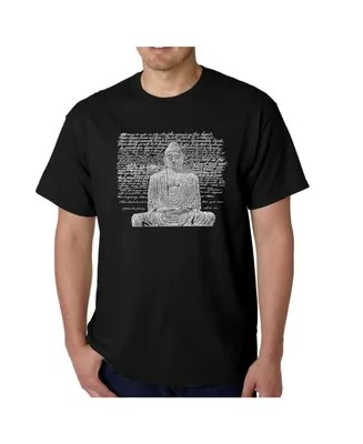 La Pop Art Men's Word T-Shirt - Zen Buddha