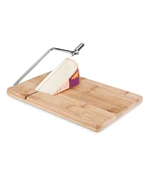 True Wire Slice Bamboo Cheese Slicing Board