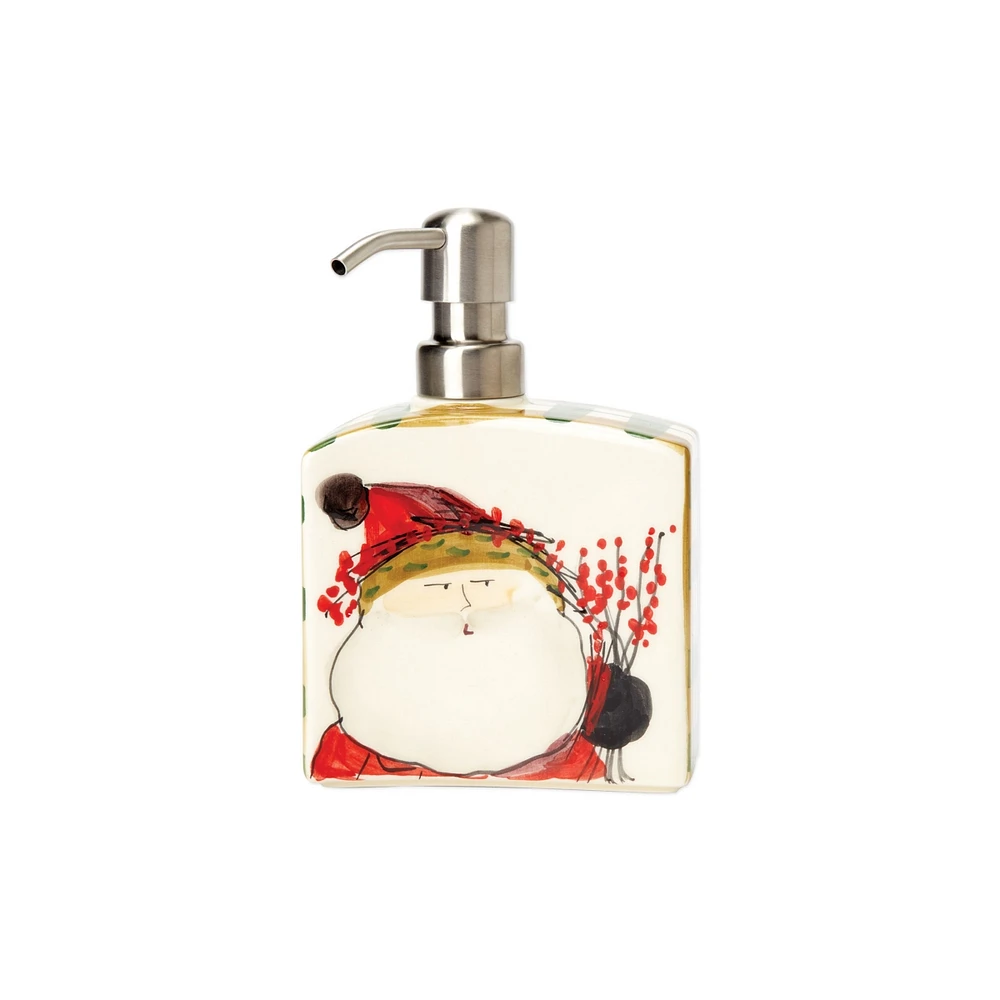 Vietri Old St. Nick Soap Dispenser