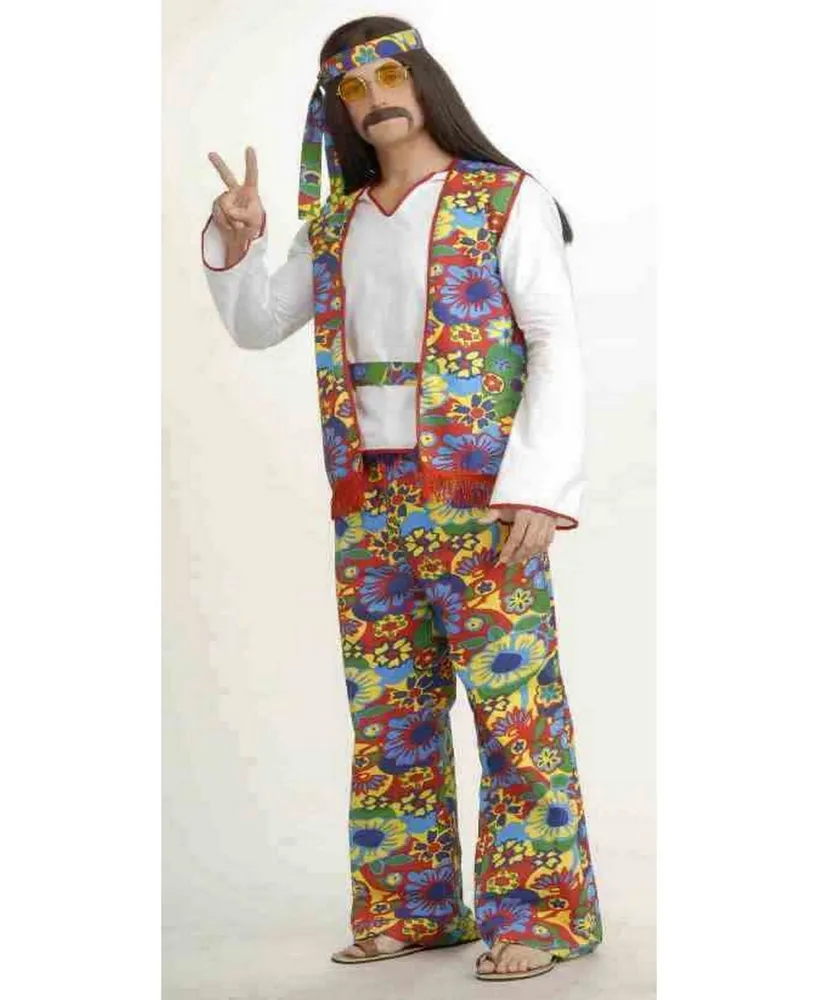 Buy Seasons Men's Hippie Man Costume