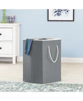 Honey Can Do Resin Clothes Hamper, Gray