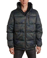 Men's Twill Block Puffer Jacket