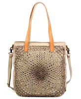 Old Trend Stellar Stud Leather Tote Bag