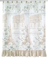 Avanti Paris Botanique Printed Shower Curtain, 72" x 72"