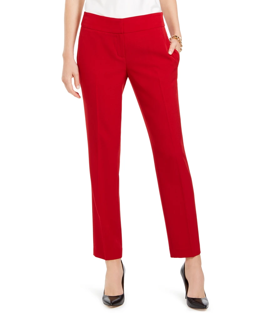 Kasper Petite Slim Straight-Leg Trousers