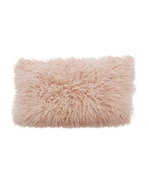 Saro Lifestyle Mongolian Faux Fur Decorative Pillow