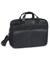 Mancini Buffalo Collection Expandable Double Compartment Laptop/ Tablet Briefcase