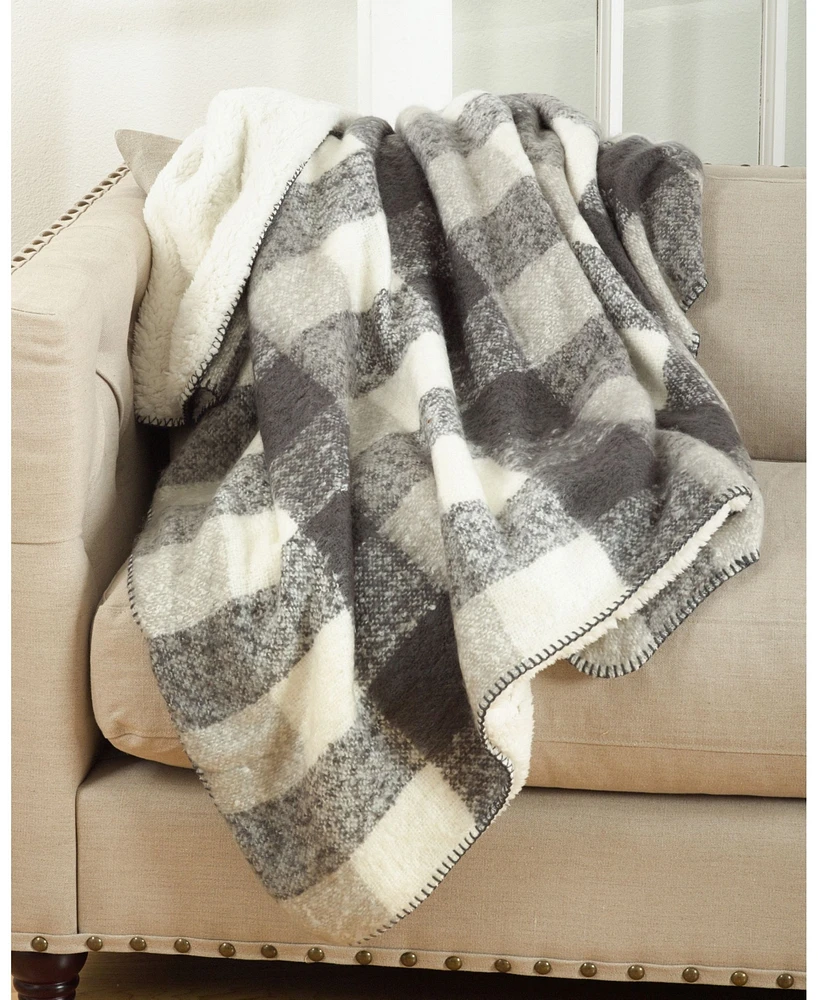 Saro Lifestyle Sherpa Throw