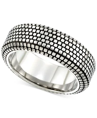 Legacy for Men by Simone I. SmithBlack Ion-Plated Ring Stainless Steel