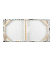 Madison Park Luminous Bloom Gold Foil Floral Hand Embellished Canvas Art