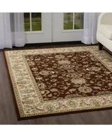 Vision VIS09 Brown 5'2" x 7'2" Area Rug