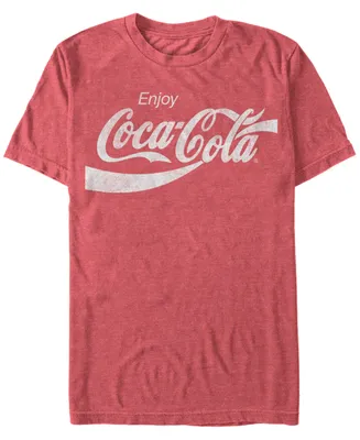 Coca-Cola Men's Vintage-Like Enjoy Short Sleeve T-Shirt