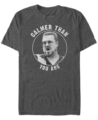 The Big Lebowski Men's Walter Calmer Than You Are Short Sleeve T-Shirt