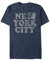 Mtv Men's New York City Logo Short Sleeve T-Shirts