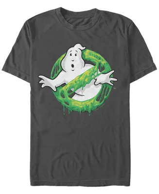 Ghostbusters Sony Men's Classic Slim Ghost Logo Short Sleeve T-Shirt