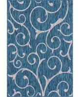 Bayshore Home Pashio Pas7 Teal Area Rug Collection