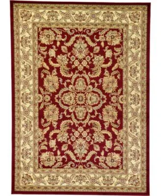 Bayshore Home Passage Psg5 Red Area Rug Collection