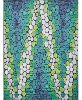 Bayshore Home Politan Pol3 Light Green Area Rug Collection