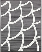 Bayshore Home Politan Pol7 Gray Area Rug Collection