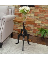 Reilly Adjustable Crank Accent Table