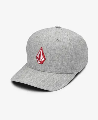 Volcom Men's Flex-Fit Heathered Logo Hat