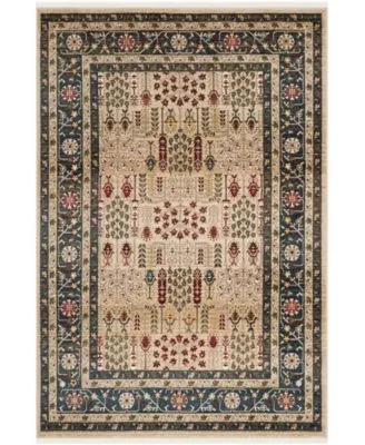 Lauren Ralph Lauren Margaux Lrl1297d Beige Navy Area Rug Collection