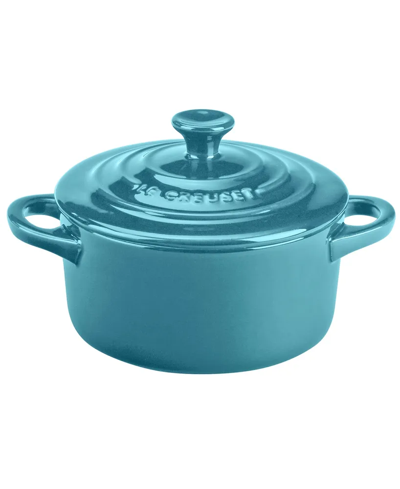 Le Creuset Stoneware 8 oz. Mini Round Cocotte with Lid