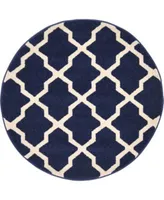 Bayshore Home Arbor Arb2 Navy Blue Area Rug Collection