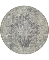 Bayshore Home Kenna Ken1 Dark Gray Area Rug Collection