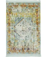 Bayshore Home Kenna Ken2 Light Blue Area Rug Collection