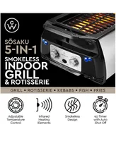 ChefWave Sosaku Smokeless Infrared Rotisserie Indoor Tabletop Grill