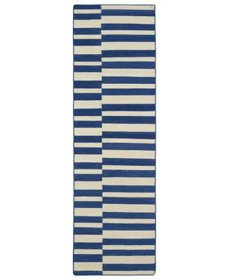 Kaleen Nomad NOM01-22 Navy 2'6" x 8' Runner Rug