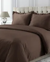 750 Thread Count Sateen Oversized Solid Queen Duvet Cover Set