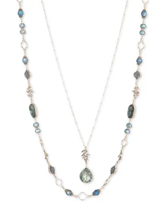 lonna & lilly Gold-Tone Stone & Bead 28" Layered Necklace