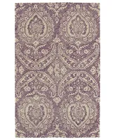 Kaleen Weathered WTR01-95 Purple 5' x 7'6" Outdoor Area Rug