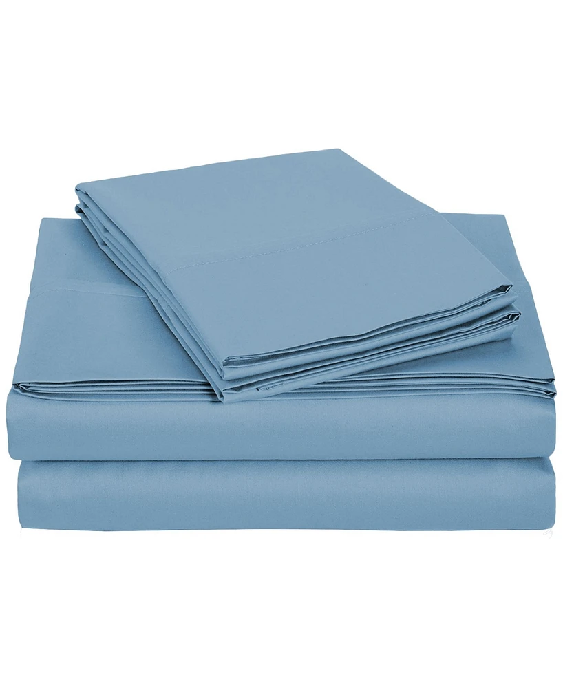 Universal Home Fashions University Solid Microfiber 6-Pc. Sheet Set