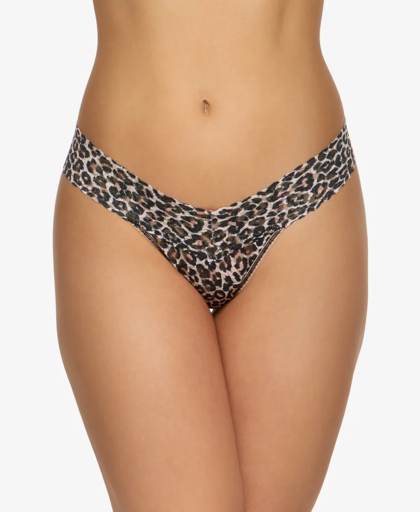 Hanky Panky Printed Signature Lace Low Rise Thong Underwear