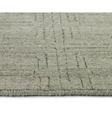 Kaleen Minkah MKH05-75 Gray 7'6" x 9' Outdoor Area Rug