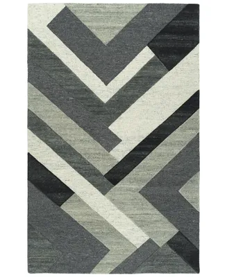 Kaleen Alzada ALZ03-38 Charcoal 2' x 3' Area Rug