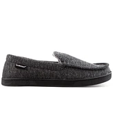 Isotoner Men's Preston Heather Knit Moccasin Slippers